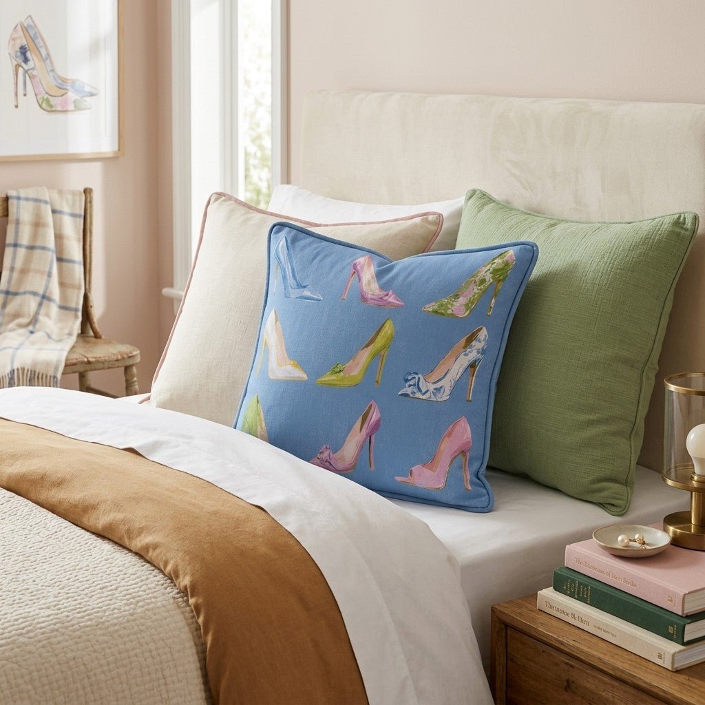 High Heels Throw Pillow - Hillcroft Home