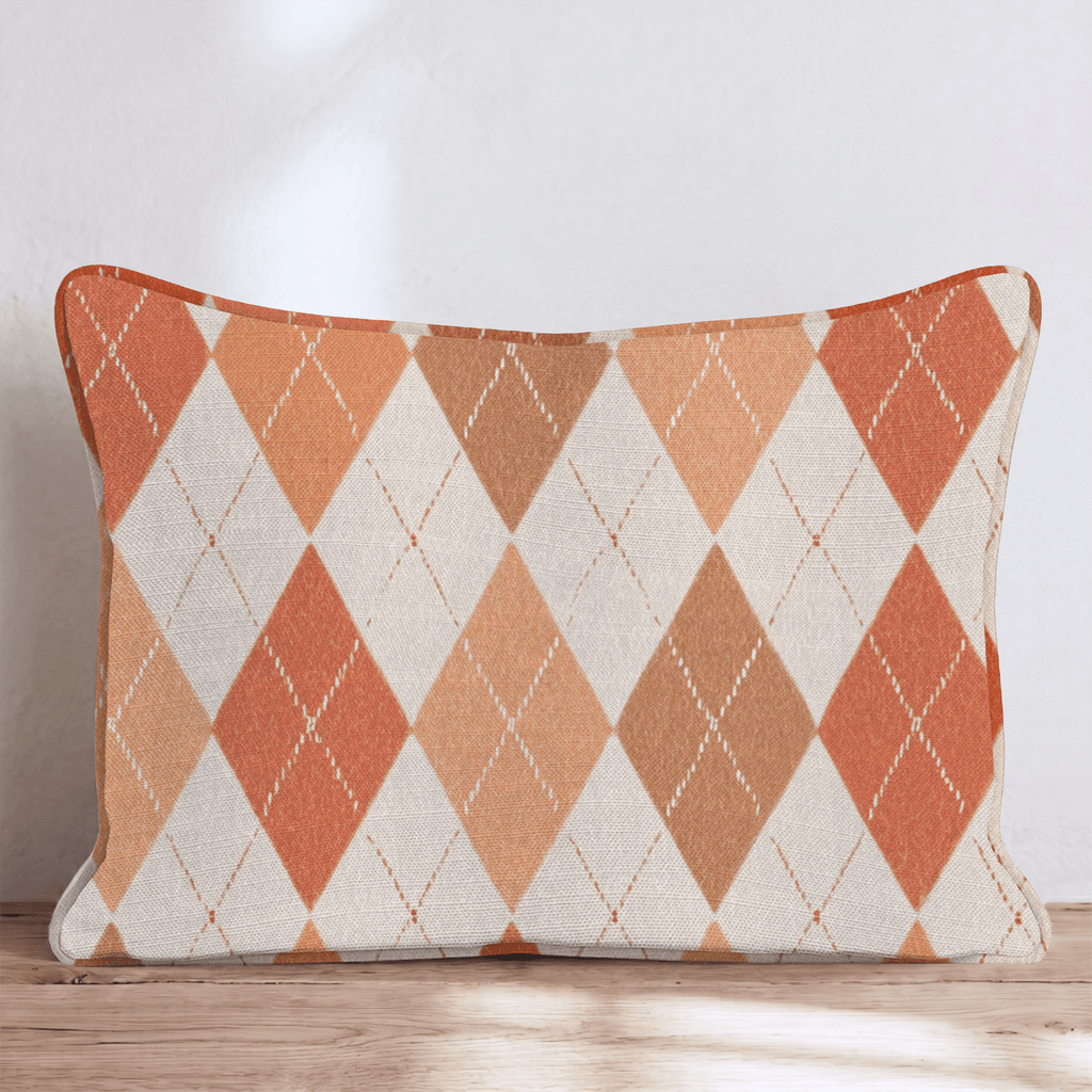 Highland Argyle Throw Pillow - Hillcroft Home