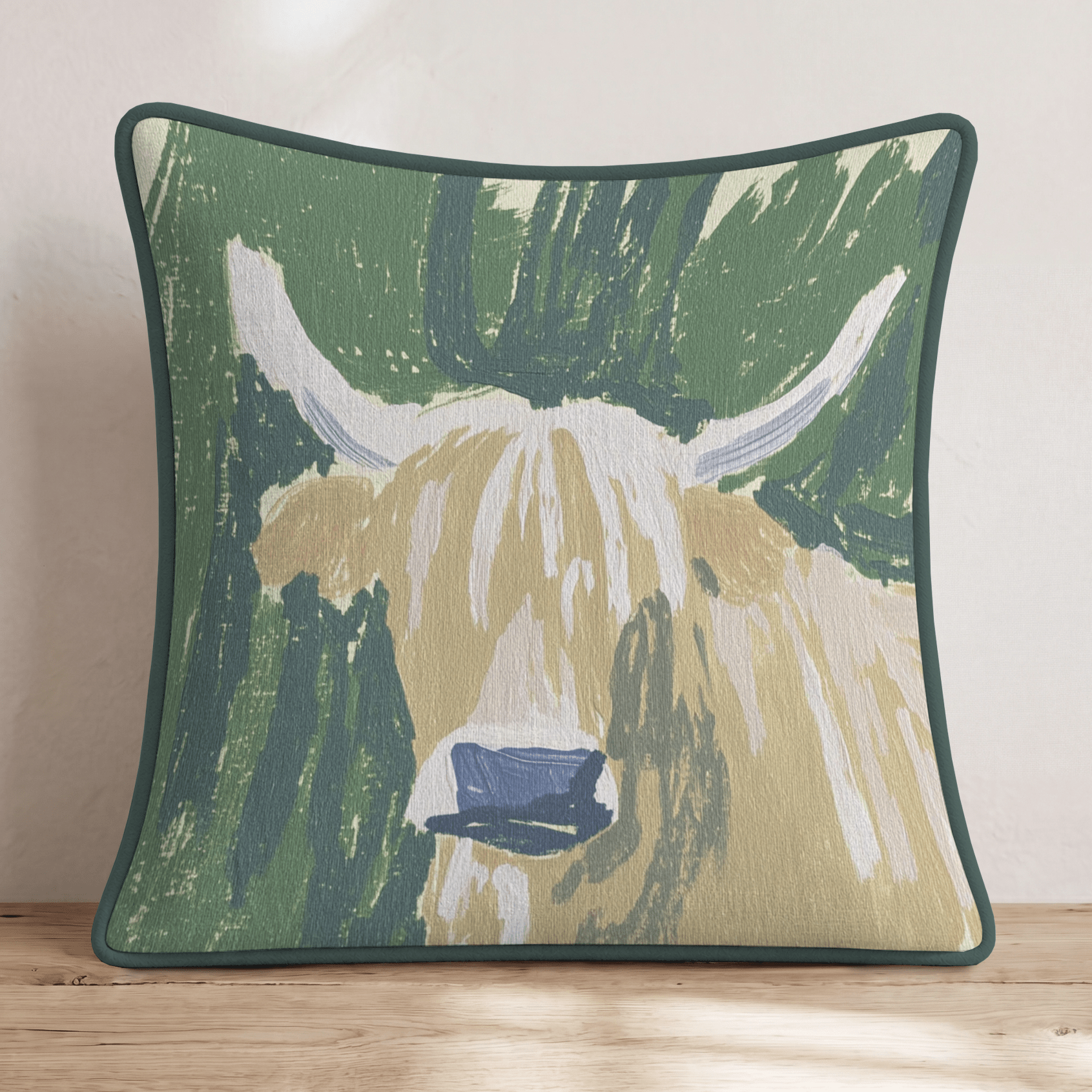 Highland Holiday Throw Pillow - Hillcroft Home