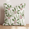 Highland Holly Throw Pillow throw pillow - Hillcroft Home