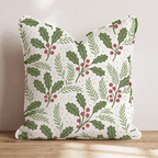 Highland Holly Throw Pillow throw pillow - Hillcroft Home