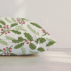 Highland Holly Throw Pillow throw pillow - Hillcroft Home