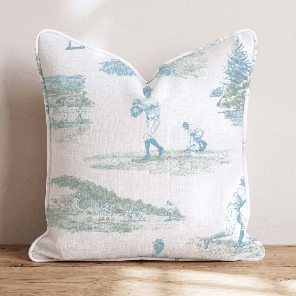 Hits and Runs Throw Pillow - Hillcroft Home
