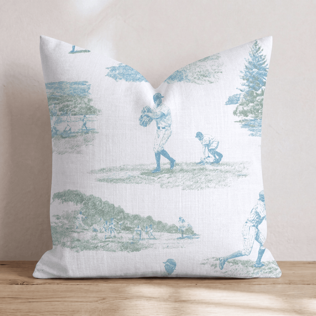 Hits and Runs Throw Pillow - Hillcroft Home