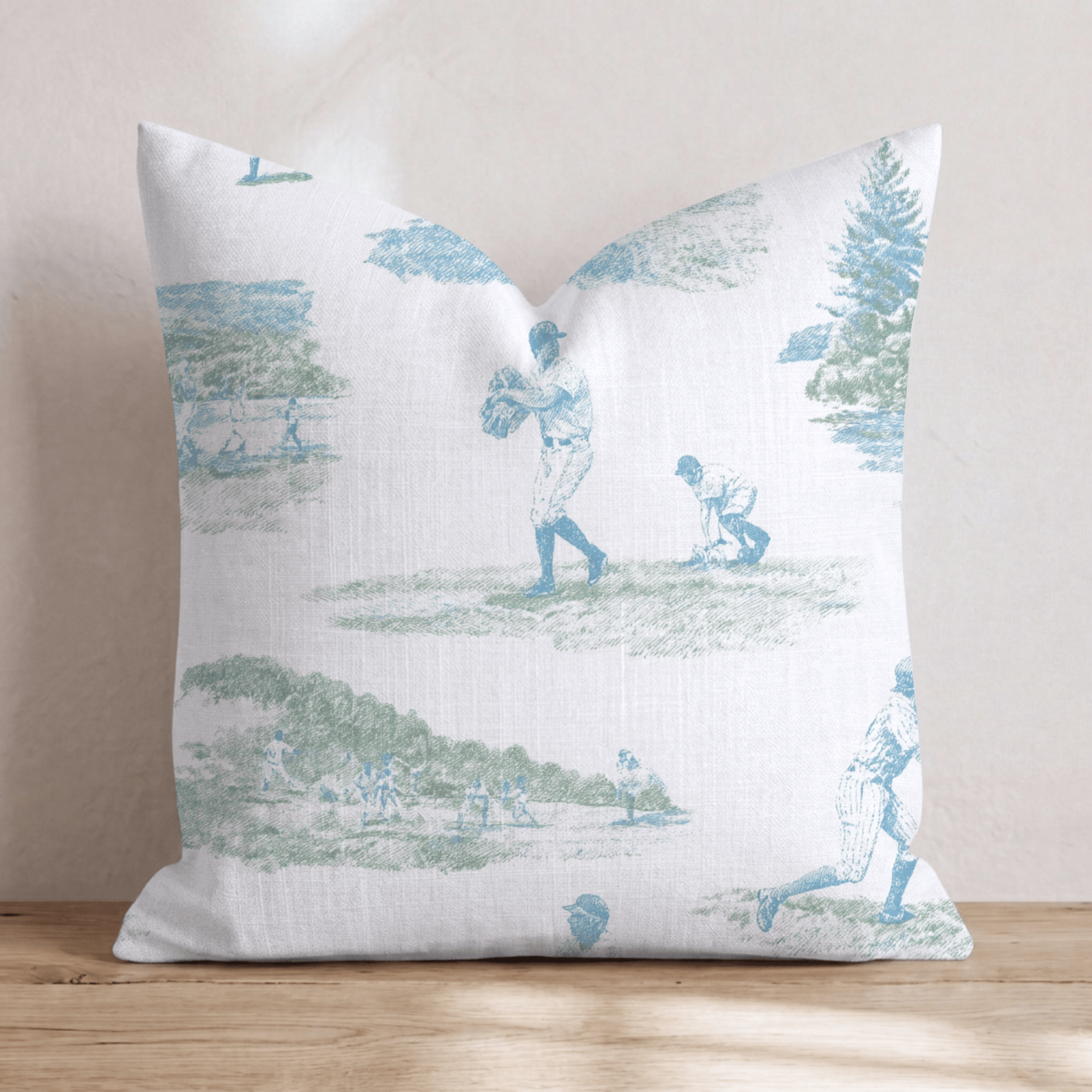 Hits and Runs Throw Pillow - Hillcroft Home