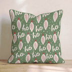Ho Ho Holiday Throw Pillow throw pillow - Hillcroft Home