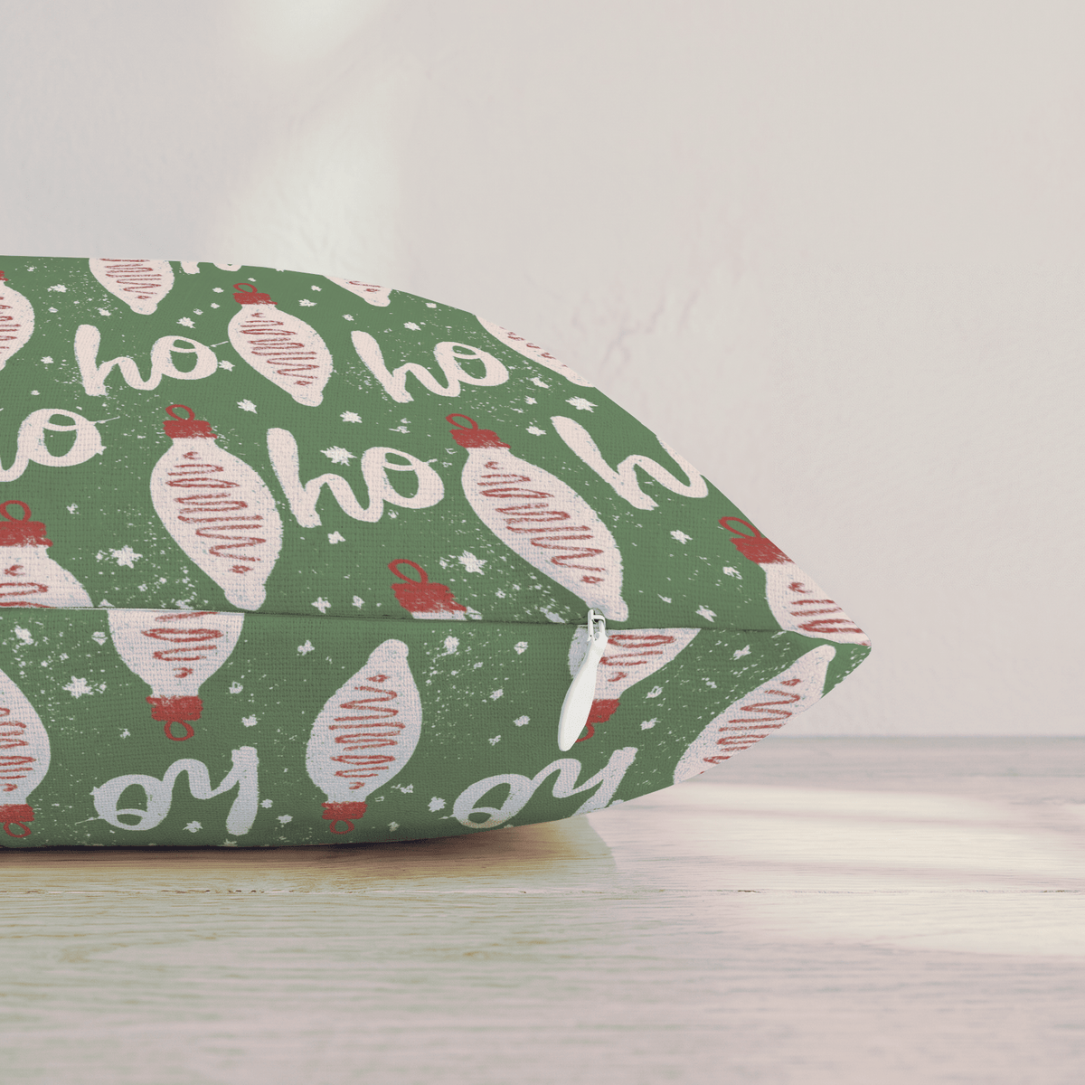 Ho Ho Holiday Throw Pillow throw pillow - Hillcroft Home