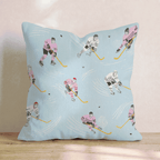 Hockey Club Throw Pillow - Hillcroft Home