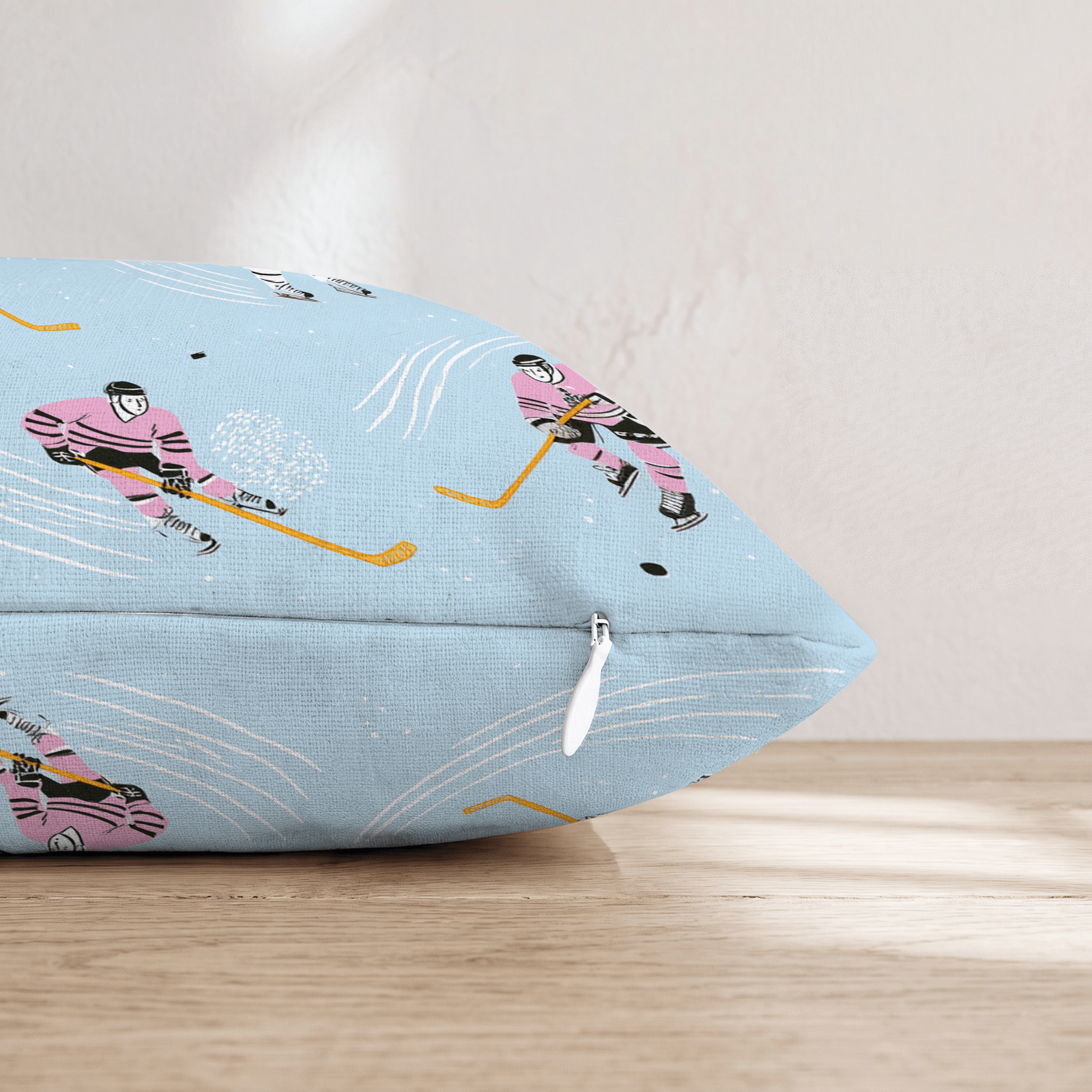 Hockey Club Throw Pillow - Hillcroft Home