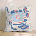 Hockey Gear Throw Pillow - Hillcroft Home