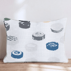 Hockey Pucks Throw Pillow - Hillcroft Home