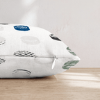 Hockey Pucks Throw Pillow - Hillcroft Home