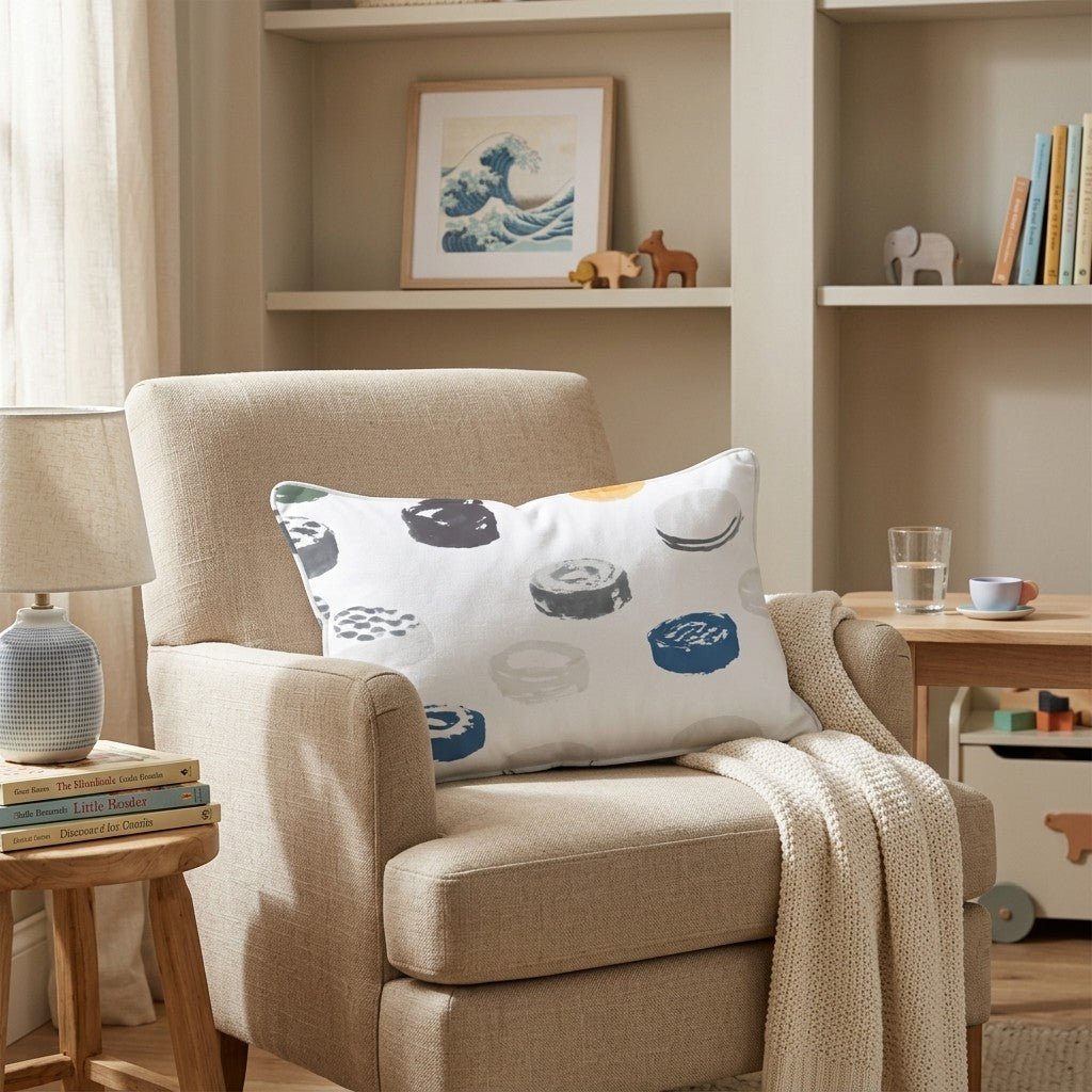 Hockey Pucks Throw Pillow - Hillcroft Home