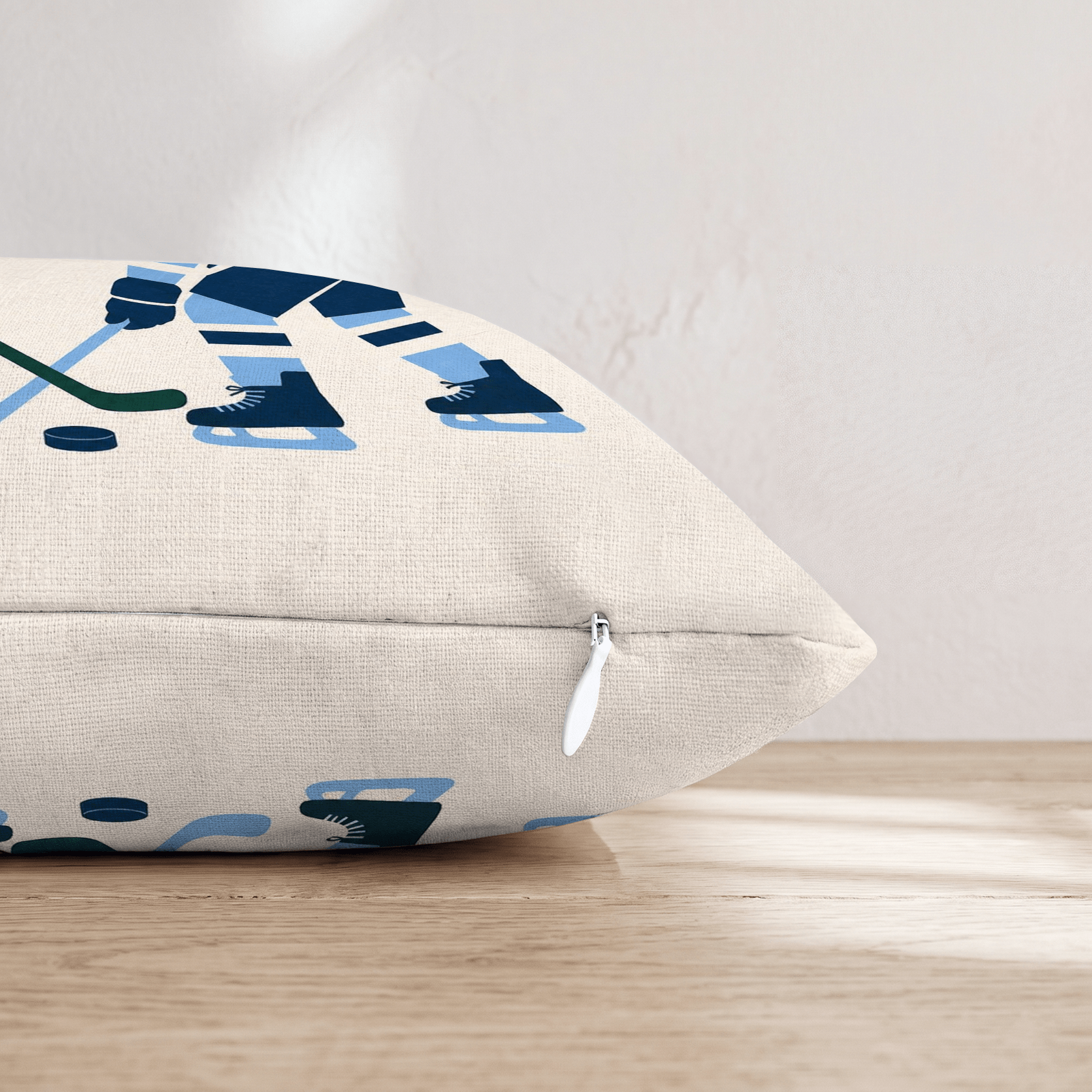 Hockey Rivarly Throw Pillow - Hillcroft Home