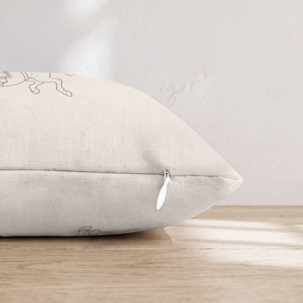 Hold Your Horses Throw Pillow - Hillcroft Home