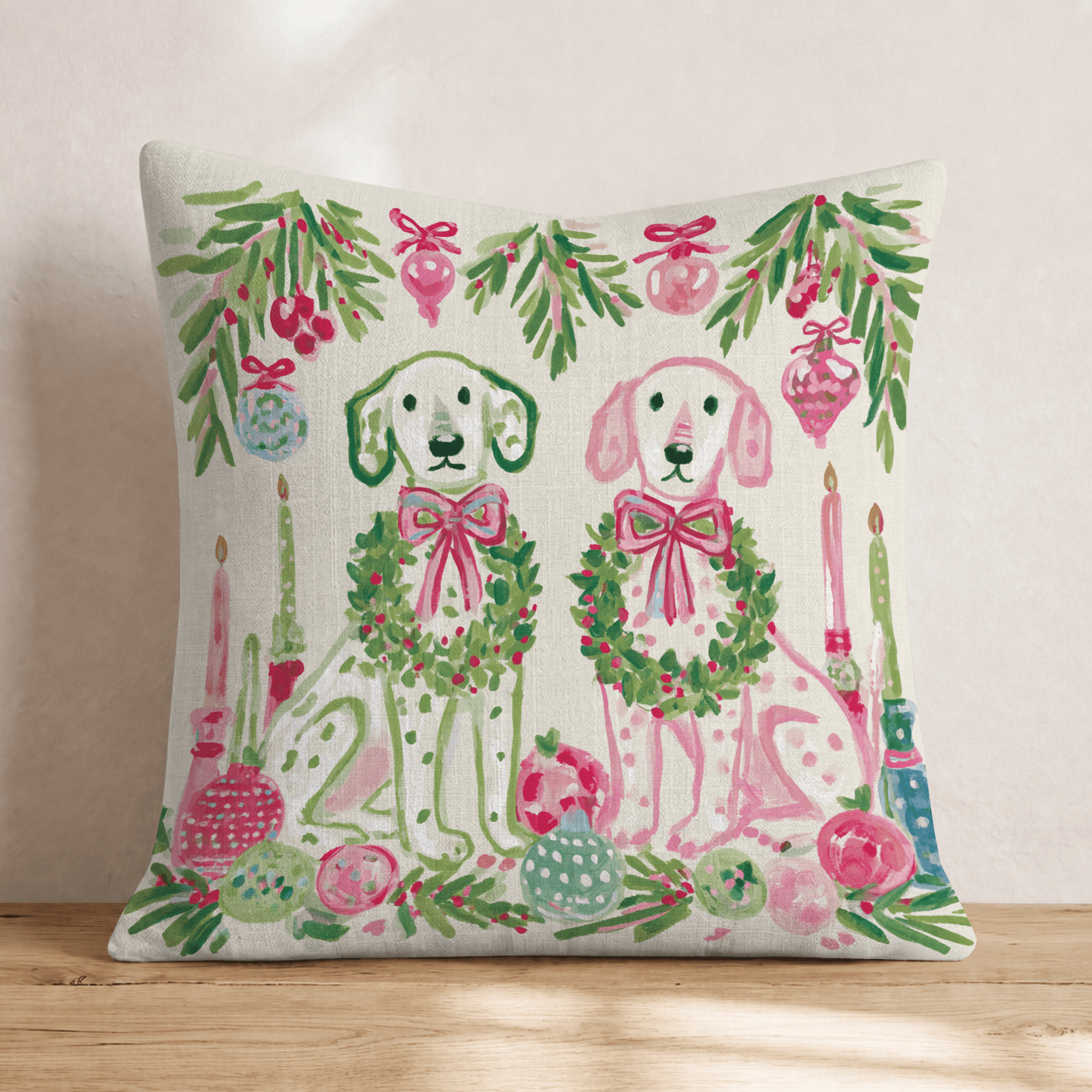Holiday Heirlooms Throw Pillow - Hillcroft Home