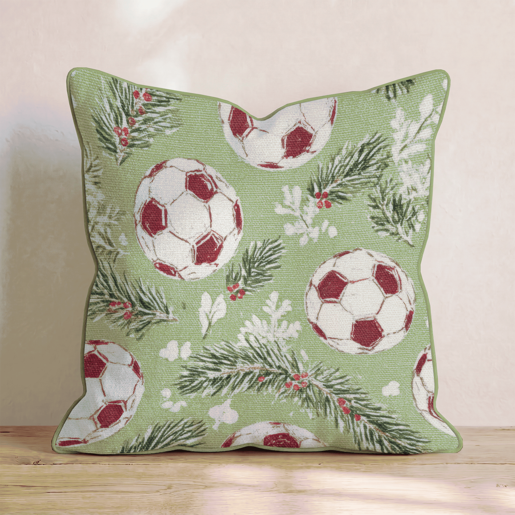 Holiday Pitch Throw Pillow - Hillcroft Home