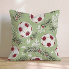 Holiday Pitch Throw Pillow - Hillcroft Home