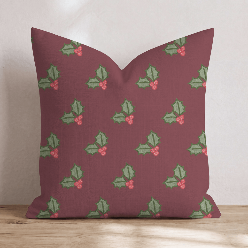 Holly Dazy Throw Pillow throw pillow - Hillcroft Home