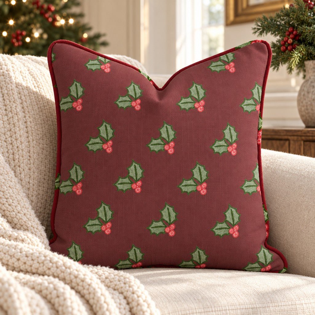 Holly Dazy Throw Pillow throw pillow - Hillcroft Home