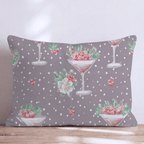 Holly Espresso Martini Throw Pillow - Hillcroft Home