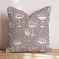 Holly Espresso Martini Throw Pillow - Hillcroft Home
