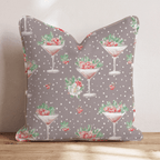 Holly Espresso Martini Throw Pillow - Hillcroft Home