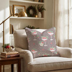 Holly Espresso Martini Throw Pillow throw pillow - Hillcroft Home