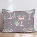 Holly Espresso Martini Throw Pillow - Hillcroft Home