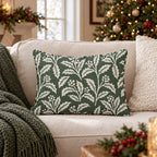 Holly Go Lightly Throw Pillow throw pillow - Hillcroft Home