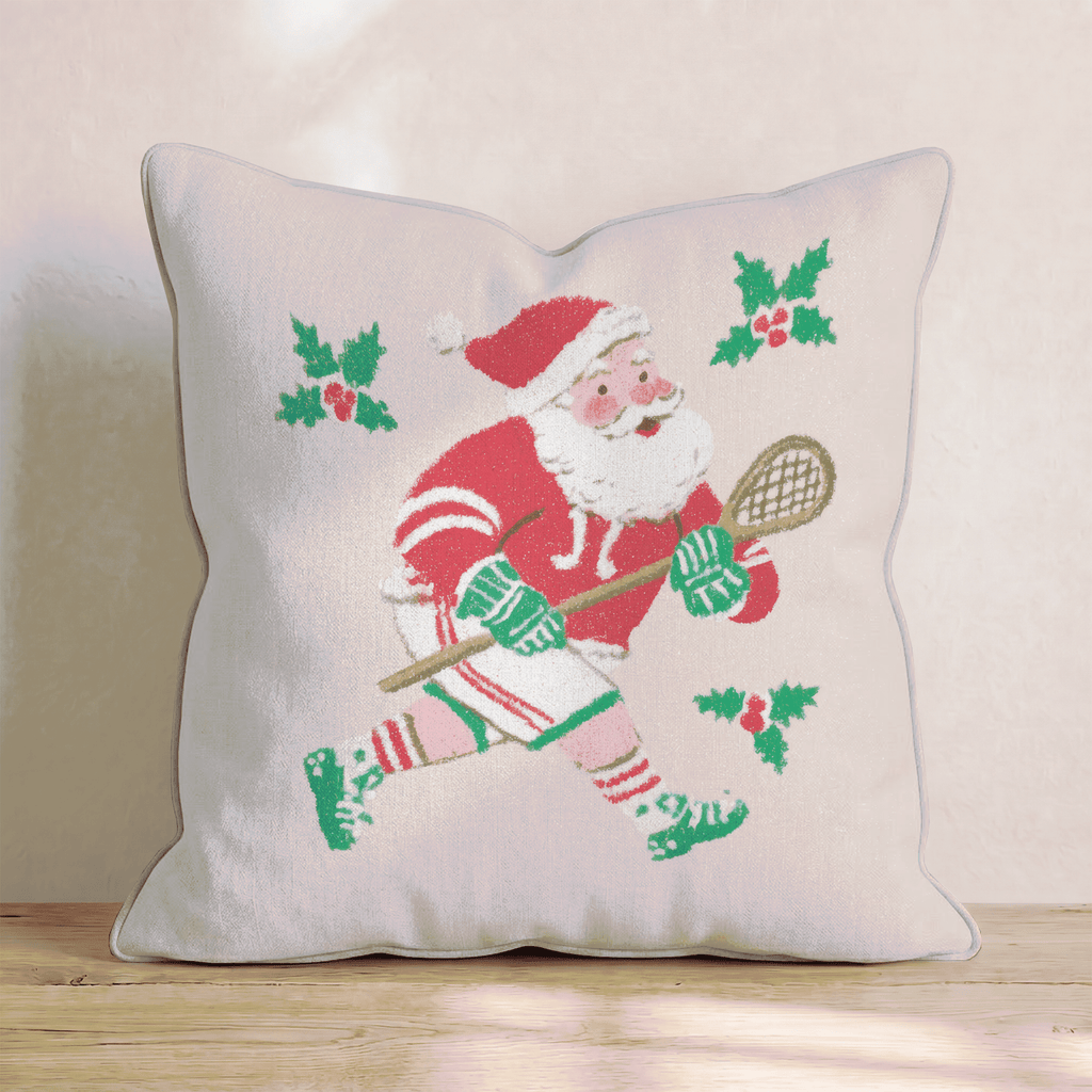 Holly Lacrosse Run Throw Pillow - Hillcroft Home