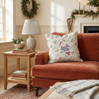 Holly Lacrosse Santa Throw Pillow throw pillow - Hillcroft Home