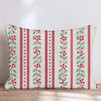 Holly Lane Stripe Throw Pillow throw pillow - Hillcroft Home