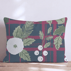 Holly n' Jolly 2 Throw Pillow - Hillcroft Home