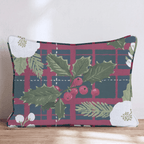 Holly n' Jolly Throw Pillow - Hillcroft Home