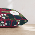 Holly n' Jolly Throw Pillow - Hillcroft Home