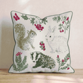 Holly Woodlands Throw Pillow - Hillcroft Home