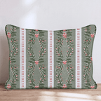 Hollyday Stripe Throw Pillow throw pillow - Hillcroft Home