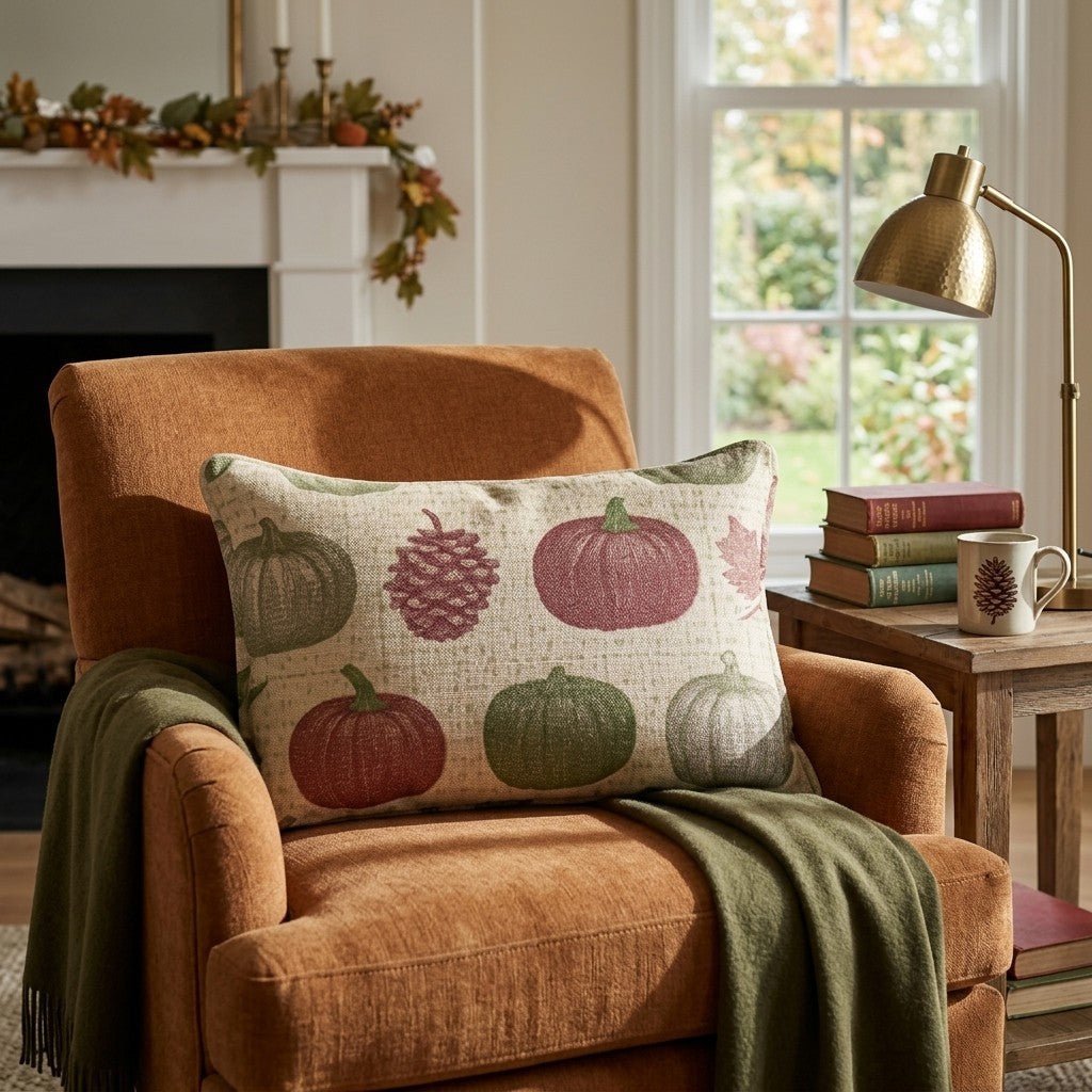 Home for Harvest Throw Pillow - Hillcroft Home