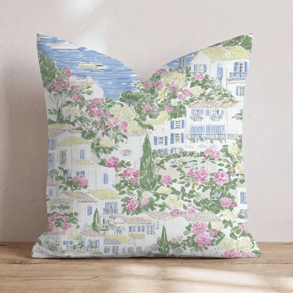 Home On The Coast Throw Pillow - Hillcroft Home