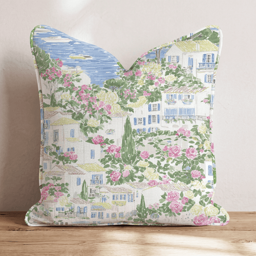 Home On The Coast Throw Pillow - Hillcroft Home