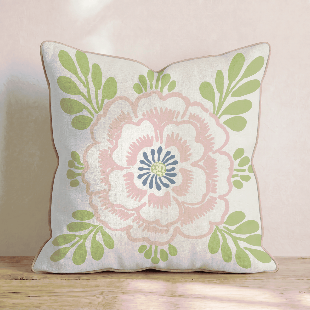 Homemade Petals Throw Pillow - Hillcroft Home