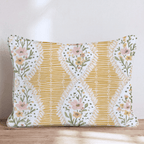 Honeysuckle House Throw Pillow - Hillcroft Home