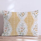 Honeysuckle House Throw Pillow - Hillcroft Home