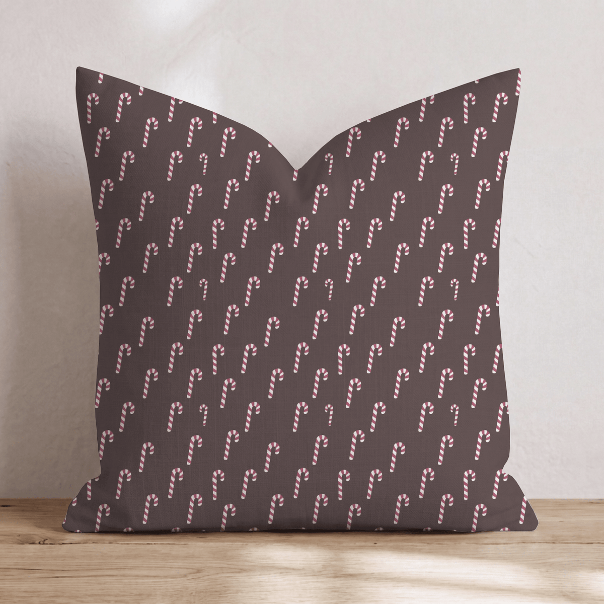 Hooked on Canes Throw Pillow throw pillow - Hillcroft Home