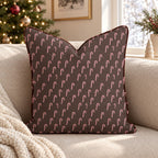 Hooked on Canes Throw Pillow throw pillow - Hillcroft Home