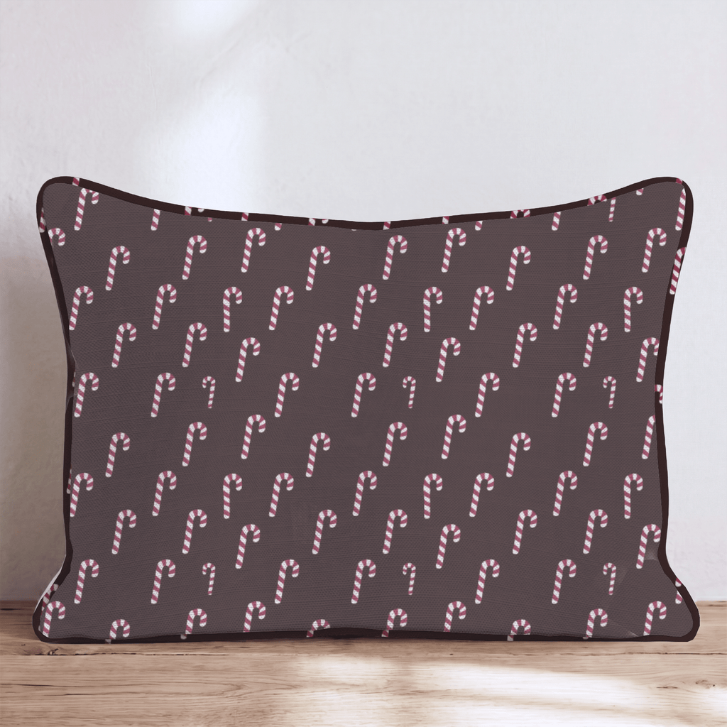 Hooked on Canes Throw Pillow throw pillow - Hillcroft Home