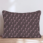 Hooked on Canes Throw Pillow throw pillow - Hillcroft Home
