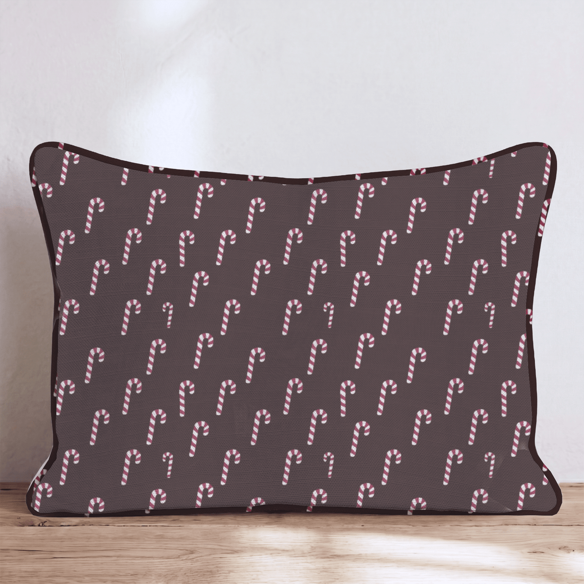 Hooked on Canes Throw Pillow throw pillow - Hillcroft Home