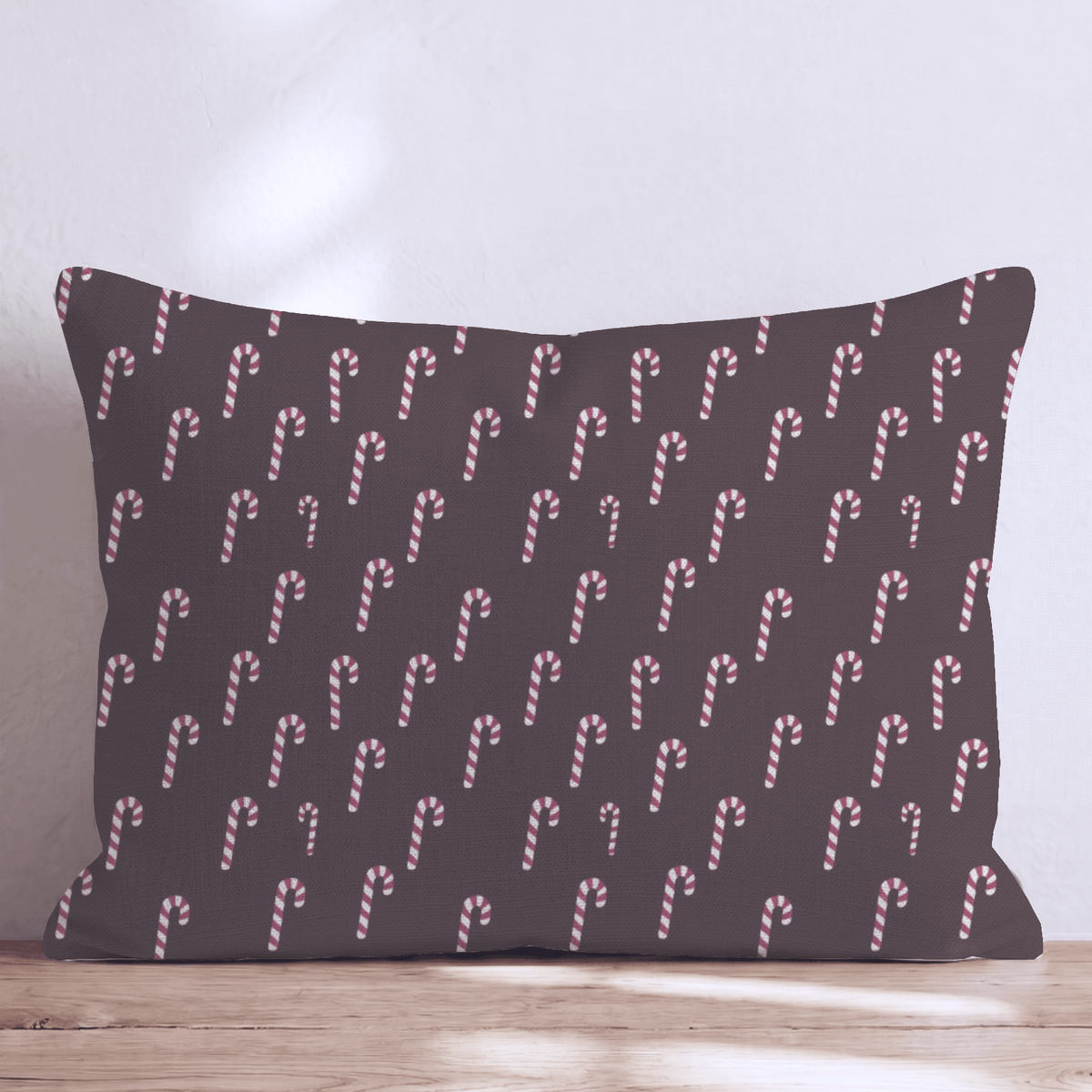 Hooked on Canes Throw Pillow throw pillow - Hillcroft Home